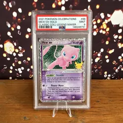 2021 POKEMON CELEBRATIONS CLASSIC COLLECTION #88 MEW EX-HOLO PSA 9 - Image 1