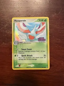 Pokemon TCG Masquerain 47/110 Holon Phantoms Holo STAMPED - Image 1