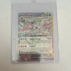 Pokemon Sylveon ex 086/191 Sv08: Surging Sparks Double Rare Holo 270HP Full Art - Image 1