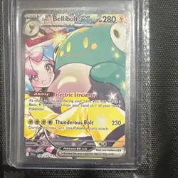 Pokemon TCG Iono's Bellibolt EX Journey Together Ultra Rare Holo Card 183/159 - Image 1