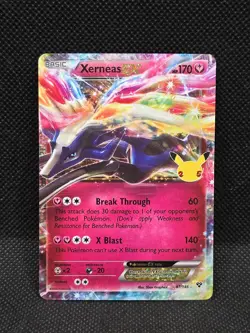 Xerneas EX 97/146 Celebrations: Classic Collection Holo 2021 Pokemon - Image 1