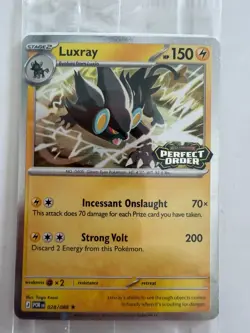 Pokemon Luxray 028/088 Perfect Order Best Buy Stamped Promo Sealed NM Mint - Image 1