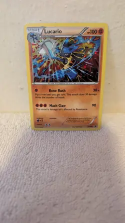 2016 Pokemon XY- Lucario #XY140 XY Promos Holofoil NM - Image 1