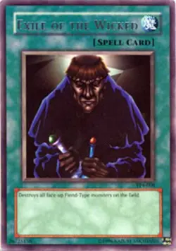 1x (EX) Exile of the Wicked - TP4-008 - Rare - Unlimited Edition YuGiOh - Image 1