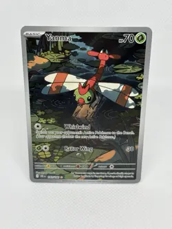 Pokemon Yanma 183/182 Sv10: Destined Rivals Illustration Rare Holo 70 HP - Image 1