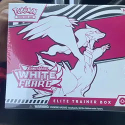 Pokemon TCG Scarlet & Violet White Flare ETB Elite Trainer Box Sealed - Image 1