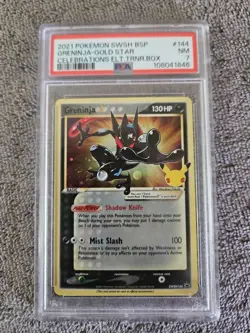 Pokemon Greninja SWSH144 25th Anniversary Black Star Promo Holo 2021 - Image 1