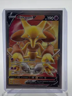 Alakazam V 172/185 Pokemon TCG: Sword & Shield - Vivid Voltage Ultra Rare Holo - Image 4