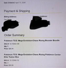 Chaos Rising Pokemon Center Elite Trainer Box ETB Sealed and CONFIRMED PREORDER - Image 2