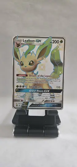 LEAFEON GX SV46/SV94 Hidden Fates FULL ART Shiny Pokemon NM/MINT - Image 1