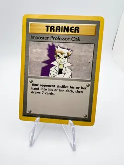Pokemon Tcg Imposter Professor Oak 73/102 Base Set Non Holo HP - Image 1