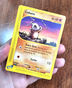 Pokemon TCG Cubone Aquapolis e series common 72/147 2002 MP - Image 3