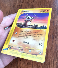 Pokemon TCG Cubone Aquapolis e series common 72/147 2002 MP - Image 4