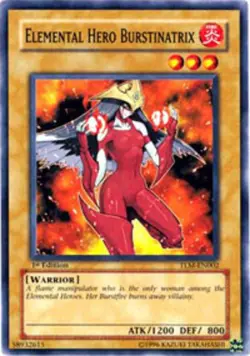 1x (HP) Elemental Hero Burstinatrix - TLM-EN002 - Common - 1st Edition YuGiOh - Image 1