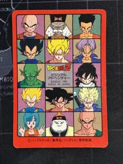 Dragon Ball Carddass Visual Adventure Part 5 No 170 Kira Card Authentic - Image 3