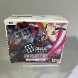 Bandai Gundam Trading Card Game - Newtype Rising Booster Box (GD01) Sealed #ML1 - Image 1