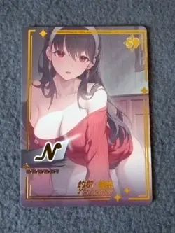 WAIFU Genki Parade 59 N Rare card. Sexy Anime Goddess Story Yor forger - Image 1