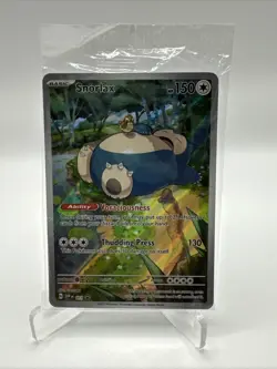 SEALED - 051 Snorlax Pokemon TCG Black Star 151 ETB Promo Card MEW - Image 1
