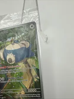 SEALED - 051 Snorlax Pokemon TCG Black Star 151 ETB Promo Card MEW - Image 3