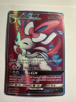 Pokemon TCG Sylveon GX Holo Full Art Ultra Rare Card 140/145 - Image 1