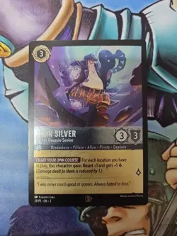 John Silver Greedy Treasure Seeker Tournament Promo Foil 29/P1 Disney Lorcana - Image 1