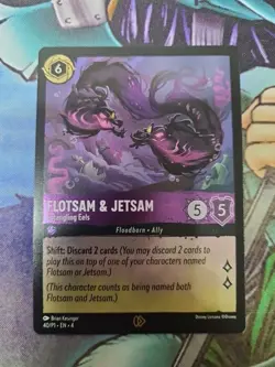FLOTSAM & JETSAM - ENTANGLING EELS 40/P1 FOIL PROMO Disney Lorcana - Image 1
