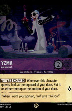 YZMA - ALCHEMIST 10/P1 FOIL PROMO THE FIRST CHAPTER Disney Lorcana - Image 1