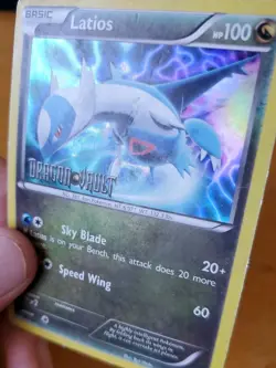 Latios 10/20 BW Dragon Vault Holo Rare Exclusive Promo Stamped Pokemon Card HP - Image 3