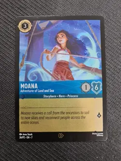 Moana Adventurer Of Land And Sea 26/P2 Promo Disney Lorcana - Image 1