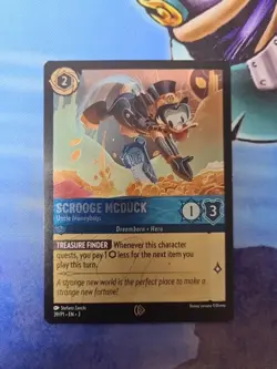 Scrooge Mcduck Uncle Moneybags 39/P1 Foil Disney Lorcana Into The Inklands - Image 1