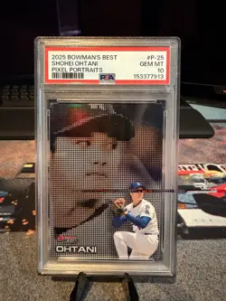 2025 Bowman’s Best Shohei Ohtani Pixel Portraits PSA 10 - Image 1
