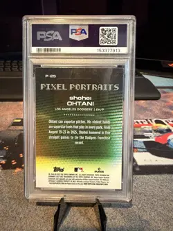 2025 Bowman’s Best Shohei Ohtani Pixel Portraits PSA 10 - Image 2