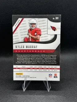 2019 Panini Prizm Gold Lazer Kyler Murray #301 Rookie Arizona Cardinals NFL - Image 2