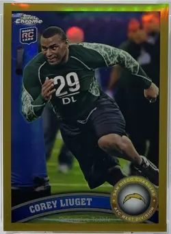 Corey Liuget Rookie PSA 10 - 2011 Topps Chrome ‘Gold Refractor’ /50 - Chargers - Image 5