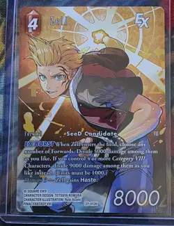 Final Fantasy TCG Zell 27-012H Full Art Mint - Image 1