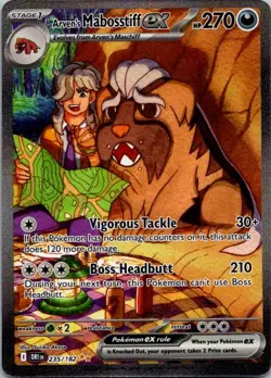 Arven's Mabosstiff ex Special Illustration Rare SV10: Destined Rivals 235/182 NM - Image 1