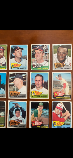 1965 Topps Baseball Commons Lot (20 Cards) Vintage MLB EX Set Builder Lot H - Image 3