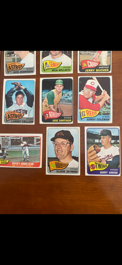 1965 Topps Baseball Commons Lot (20 Cards) Vintage MLB EX Set Builder Lot H - Image 4