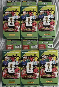 Panini Adrenalyn XL World Cup 2026 Collectors Cards 6 x Packs limited edition - Image 1