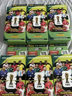 Panini Adrenalyn XL World Cup 2026 Collectors Cards 6 x Packs limited edition - Image 2
