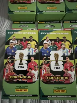Panini Adrenalyn XL World Cup 2026 Collectors Cards 6 x Packs limited edition - Image 3