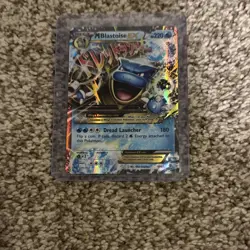 Pokemon M Blastoise EX Full Art Holo Ultra Rare Mega Card XY Set - Image 1