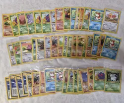 Pokemon Card Jungle Set TCG Vintage 24 Card Lot WOTC Trading Card Game Lot 2 - Image 1