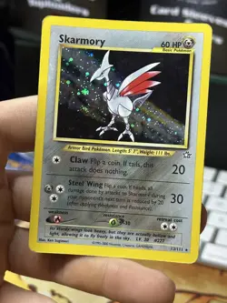 #3 Skarmory 13/111 Neo Genesis 2000 Holo Rare WOTC Pokemon Card TCG - Image 3