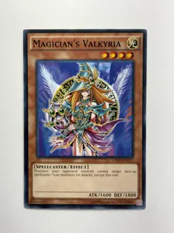 Yugioh 3 Card Set - Dark Magician Girl (2 Versions) + Magician's Valkyria - NM - Image 3