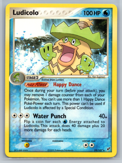 Ludicolo 19/107 Rare EX Deoxys Pokemon Card NM - Image 1