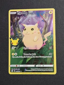 Pokemon TCG Celebrations Pikachu Holo Ultra Rare Card 005/025 NM - Image 1