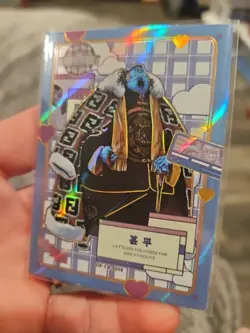 Jinbe One Piece Collectible Thick Trading Card Foil Holo CR S008 - Image 2