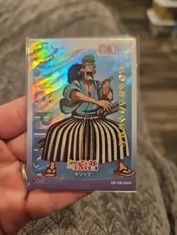 Usopp One Piece Collectible Thick Trading Card Foil Holo UR S004 - Image 1