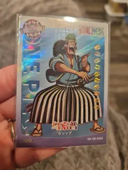 Usopp One Piece Collectible Thick Trading Card Foil Holo UR S004 - Image 2